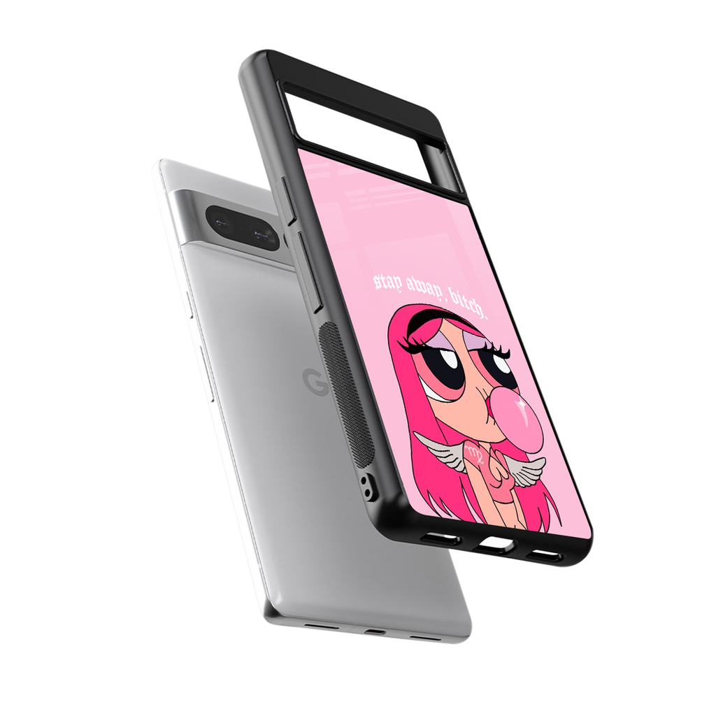 stay away back phone cover | glass case for google pixel 7 pro