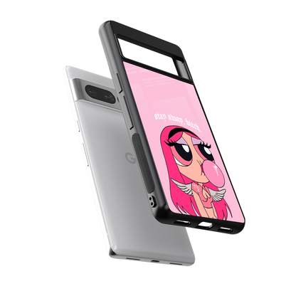 stay away back phone cover | glass case for google pixel 7 pro
