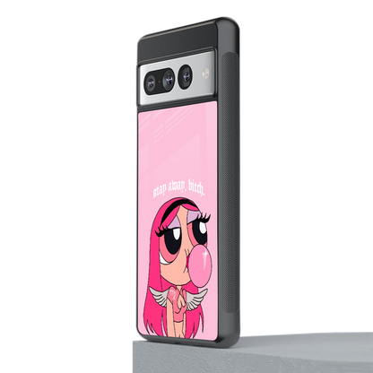 stay away back phone cover | glass case for google pixel 7 pro