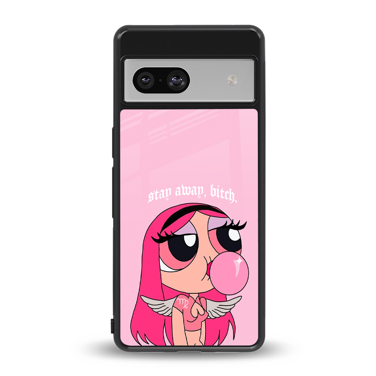 stay away back phone cover | glass case for Google Pixel 7A