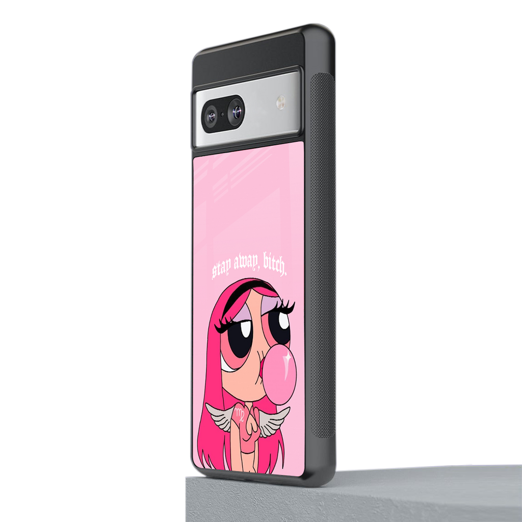 stay away back phone cover | glass case for Google Pixel 7