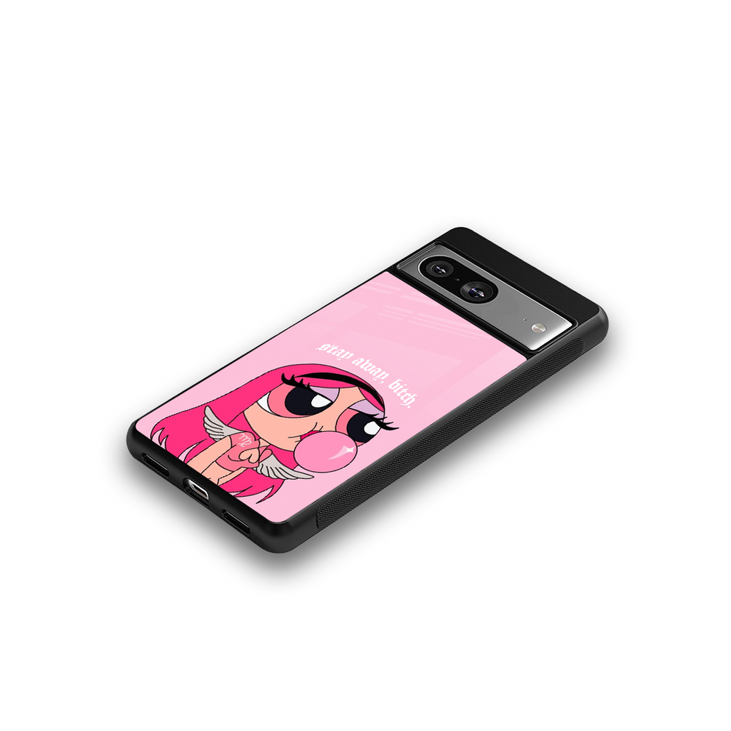 stay away back phone cover | glass case for Google Pixel 8