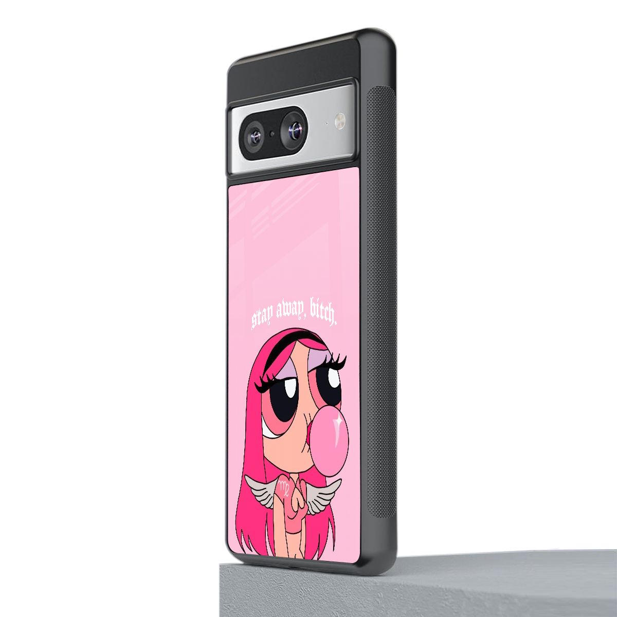 stay away back phone cover | glass case for Google Pixel 8