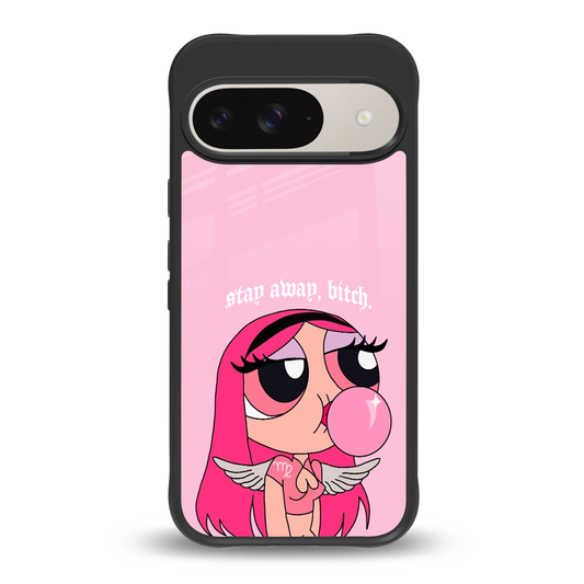 stay away back phone cover | glass case for google pixel 9