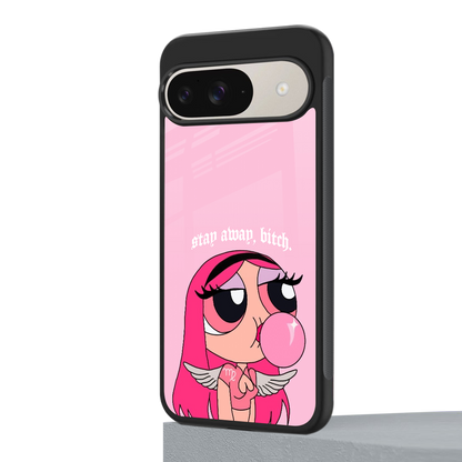 stay away back phone cover | glass case for google pixel 9