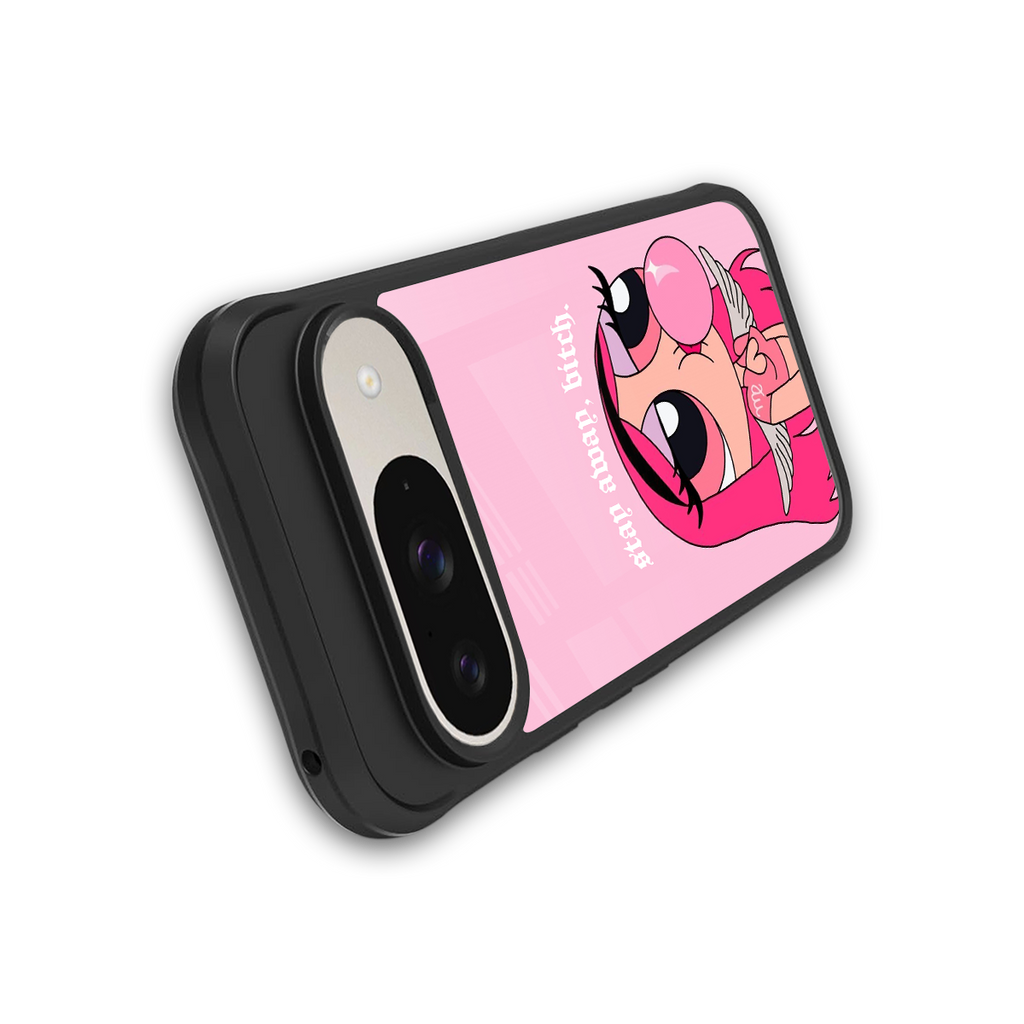stay away back phone cover | glass case for google pixel 9