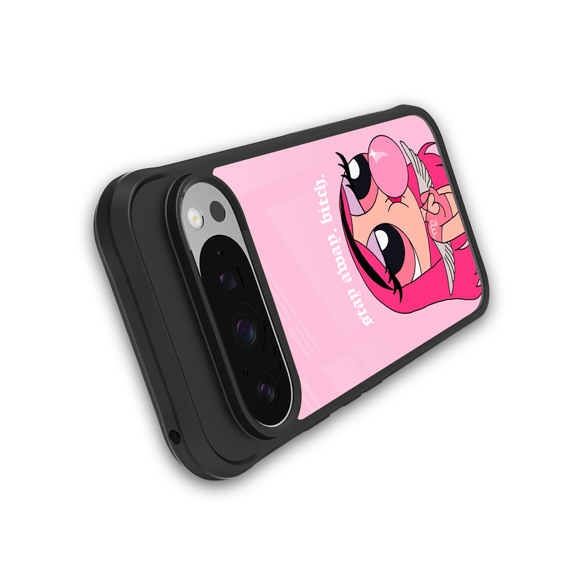 stay away back phone cover | glass case for google pixel 9 pro xl