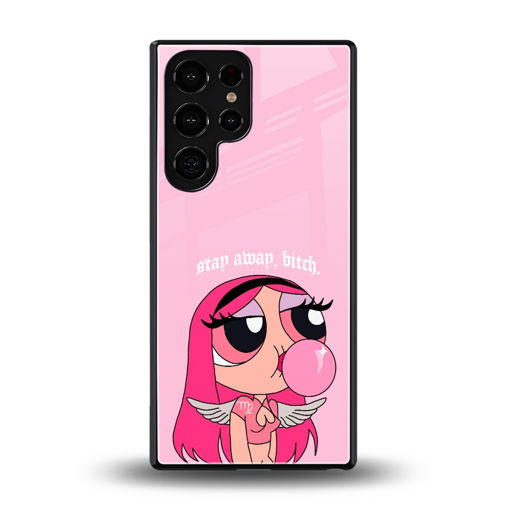 stay away back phone cover | glass case for samsung galaxy s25 ultra