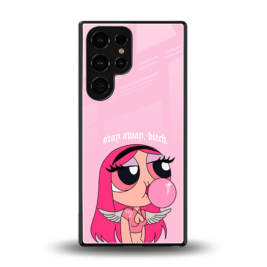 stay away back phone cover | glass case for samsung galaxy s25 ultra