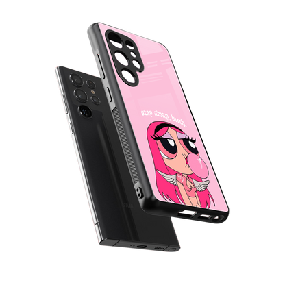 stay away back phone cover | glass case for samsung galaxy s25 ultra
