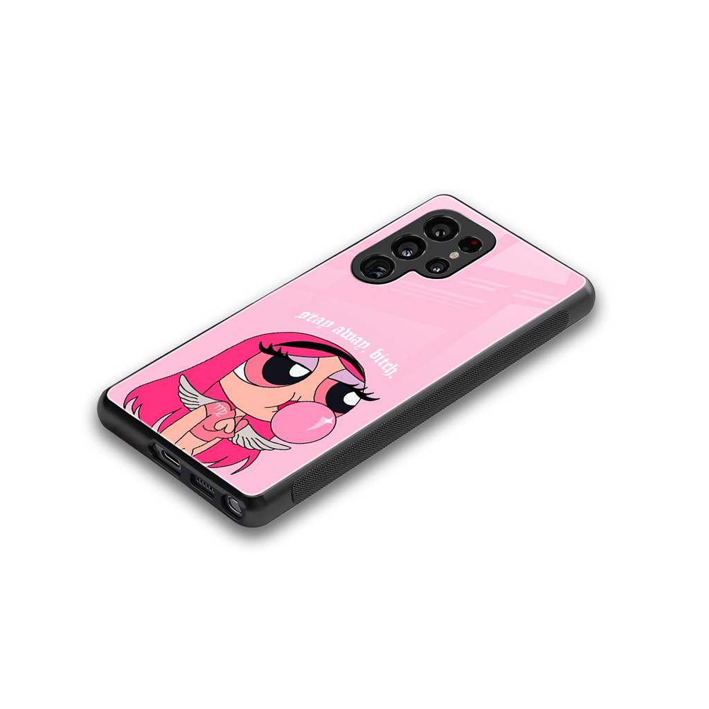 stay away back phone cover | glass case for samsung galaxy s25 ultra