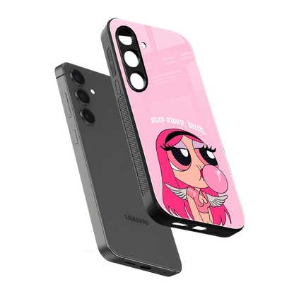 stay away back phone cover | glass case for samsung galaxy s24 fe