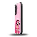 stay away back phone cover | glass case for samsung galaxy s24 plus