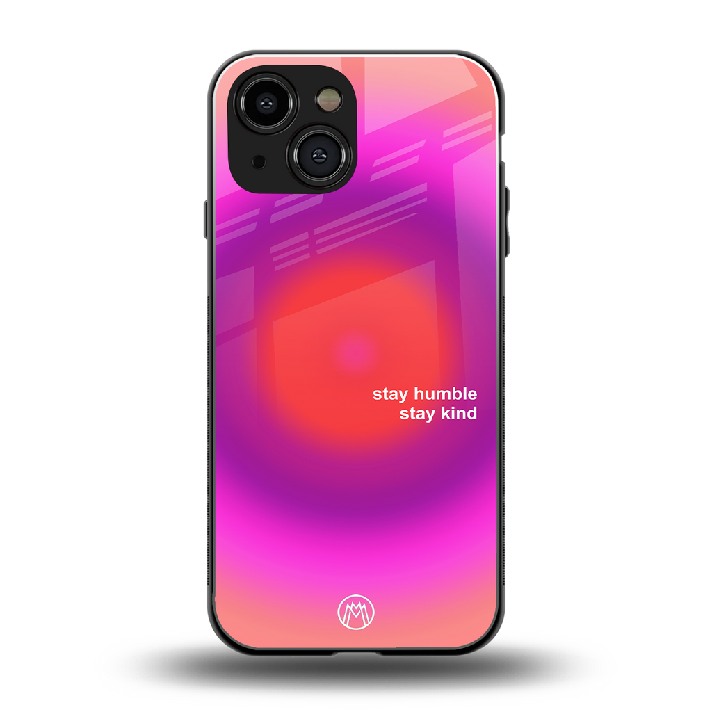 stay kind back phone cover | glass case for iphone 13 mini
