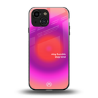 stay kind back phone cover | glass case for iphone 13 mini