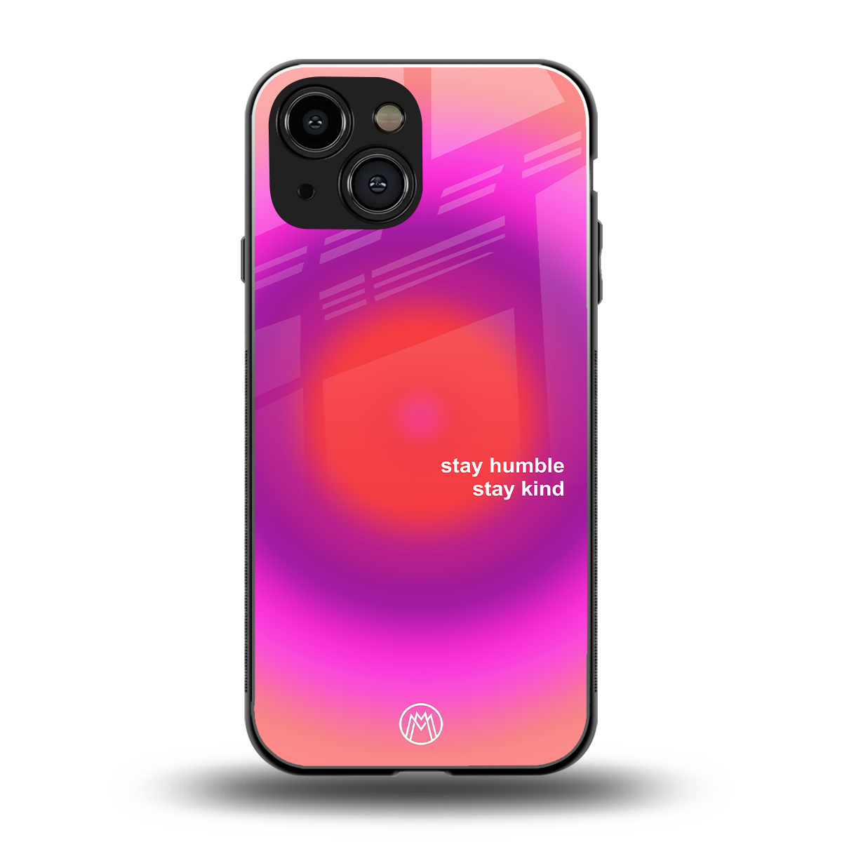stay kind back phone cover | glass case for iphone 13 mini