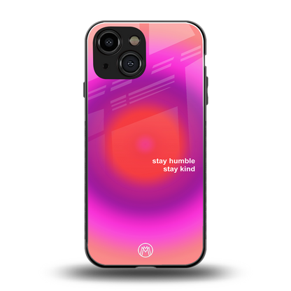stay kind back phone cover | glass case for iphone 13 mini