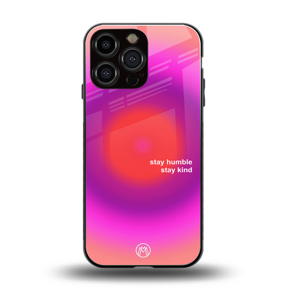stay kind back phone cover | glass case for iphone 13 pro max