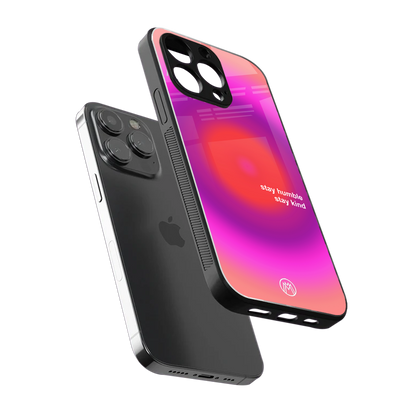 stay kind back phone cover | glass case for iphone 13 pro max