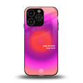 stay kind back phone cover | glass case for iphone 13 pro