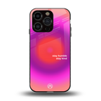 stay kind back phone cover | glass case for iphone 13 pro