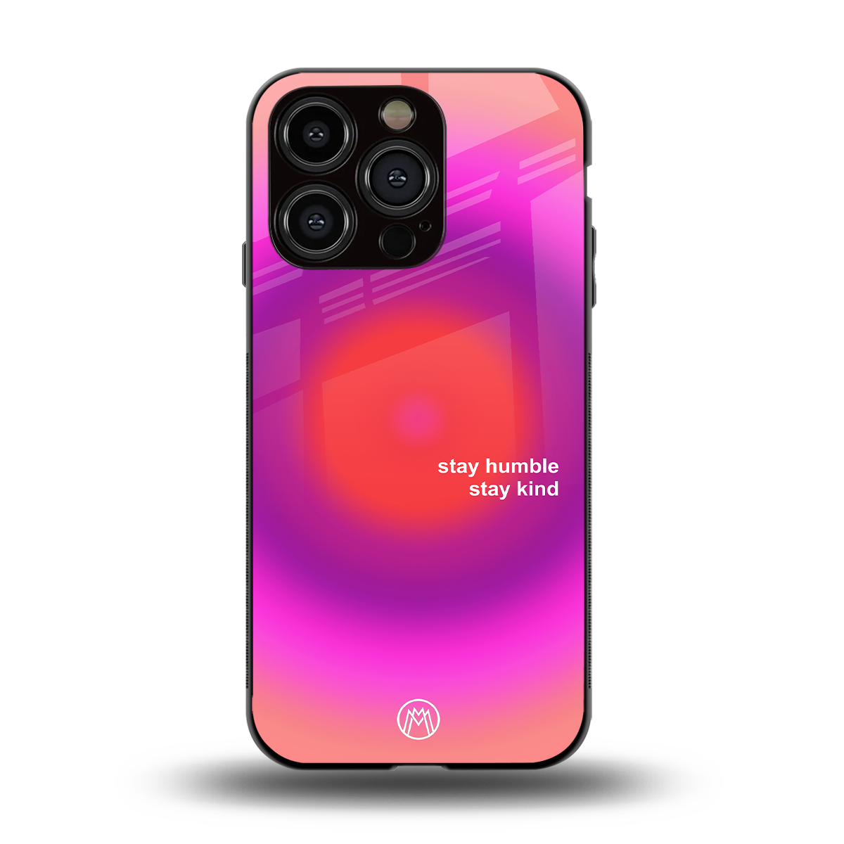 stay kind back phone cover | glass case for iphone 13 pro