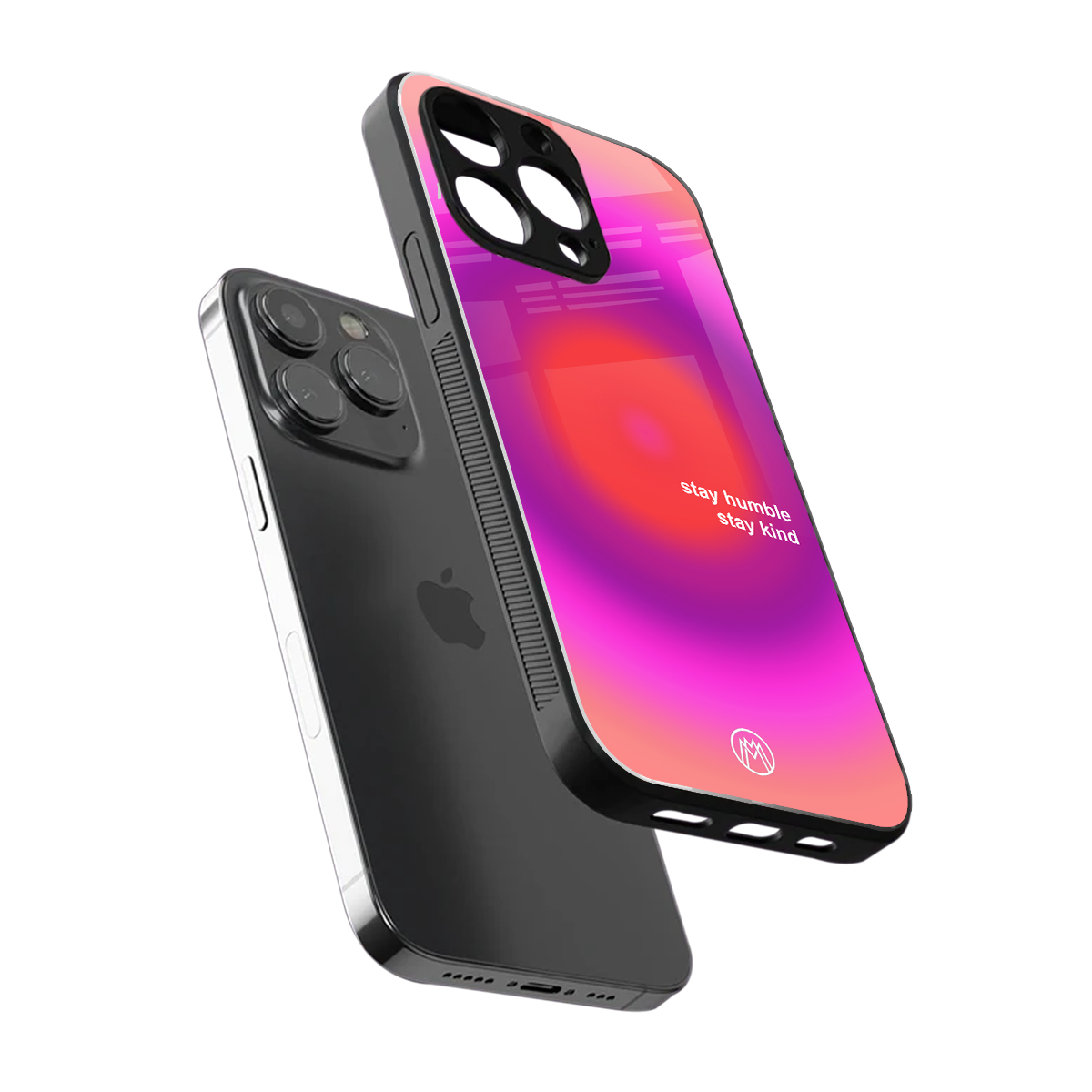 stay kind back phone cover | glass case for iphone 13 pro