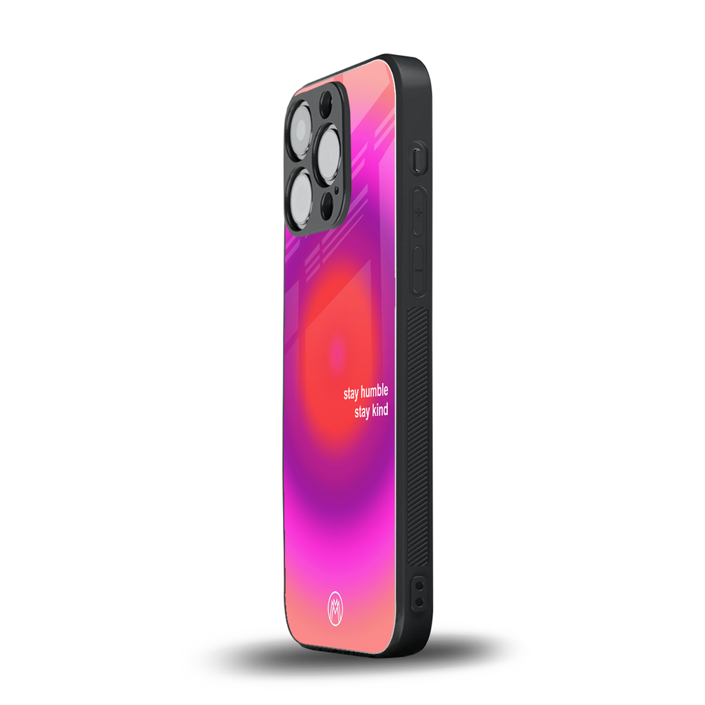 stay kind back phone cover | glass case for iphone 13 pro