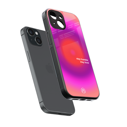 stay kind back phone cover | glass case for iphone 13