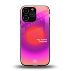 stay kind back phone cover | glass case for iphone 14 pro max