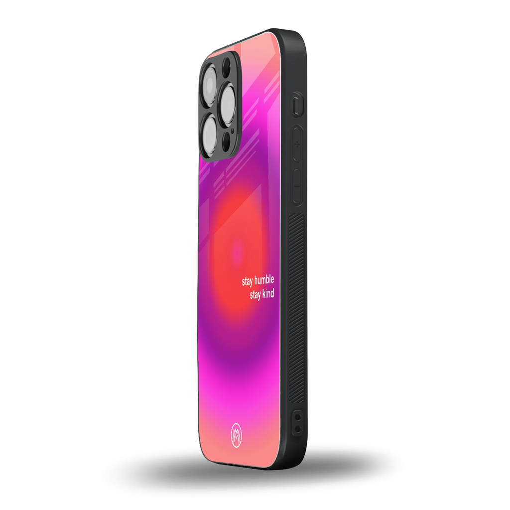 stay kind back phone cover | glass case for iphone 14 pro max