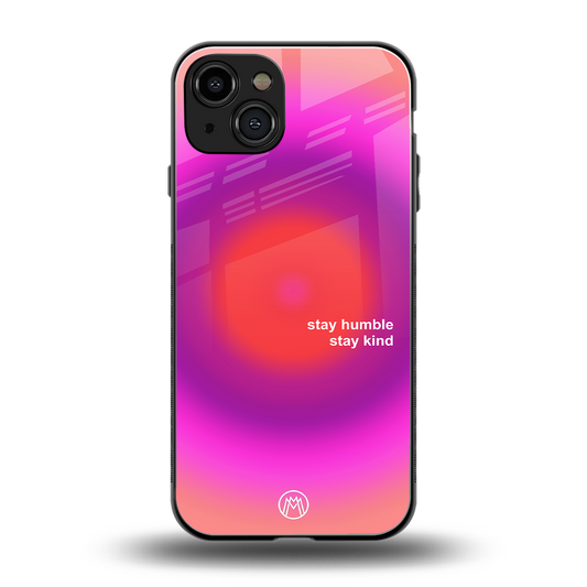 stay kind back phone cover | glass case for iphone 14