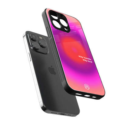 stay kind back phone cover | glass case for iphone 14 pro