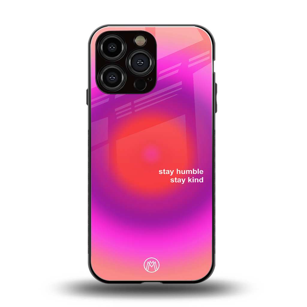 stay kind back phone cover | glass case for iphone 16 pro max