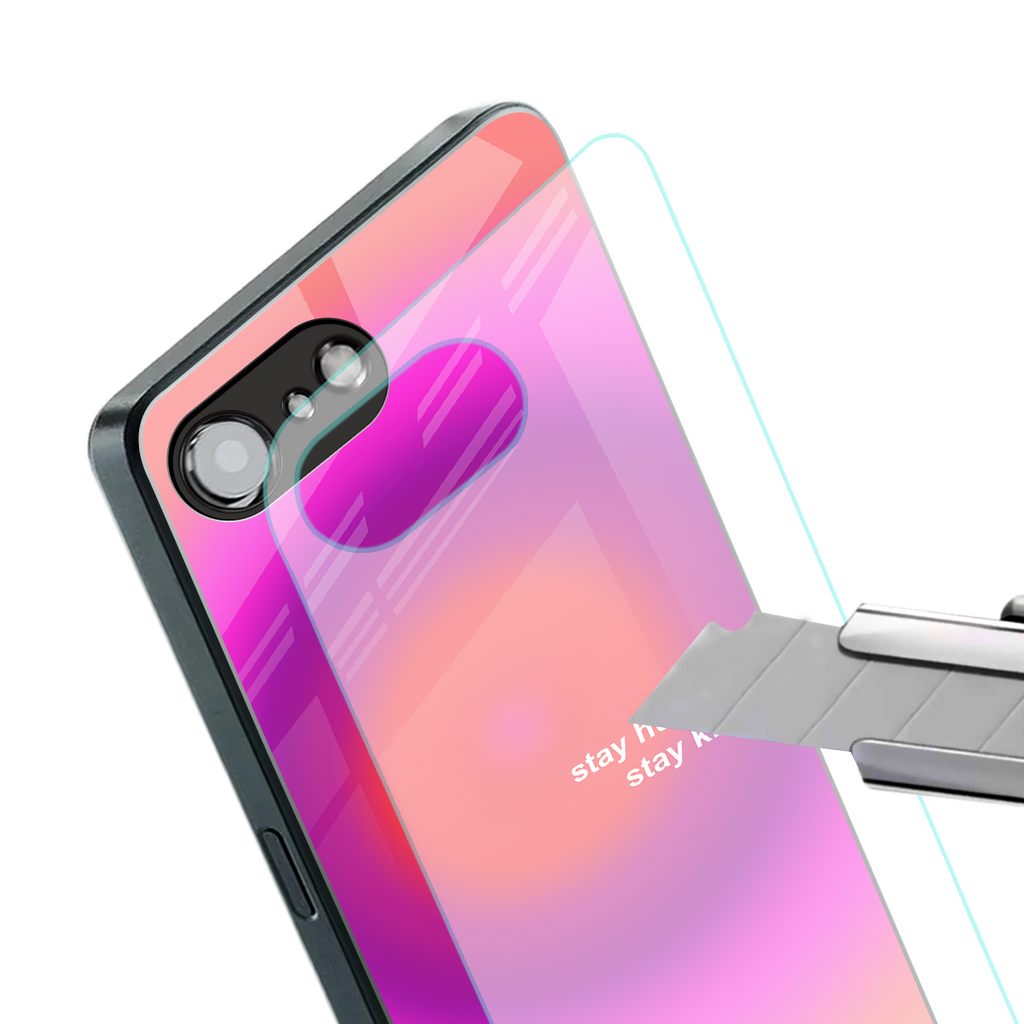 stay kind back phone cover | glass case for iphone 16e