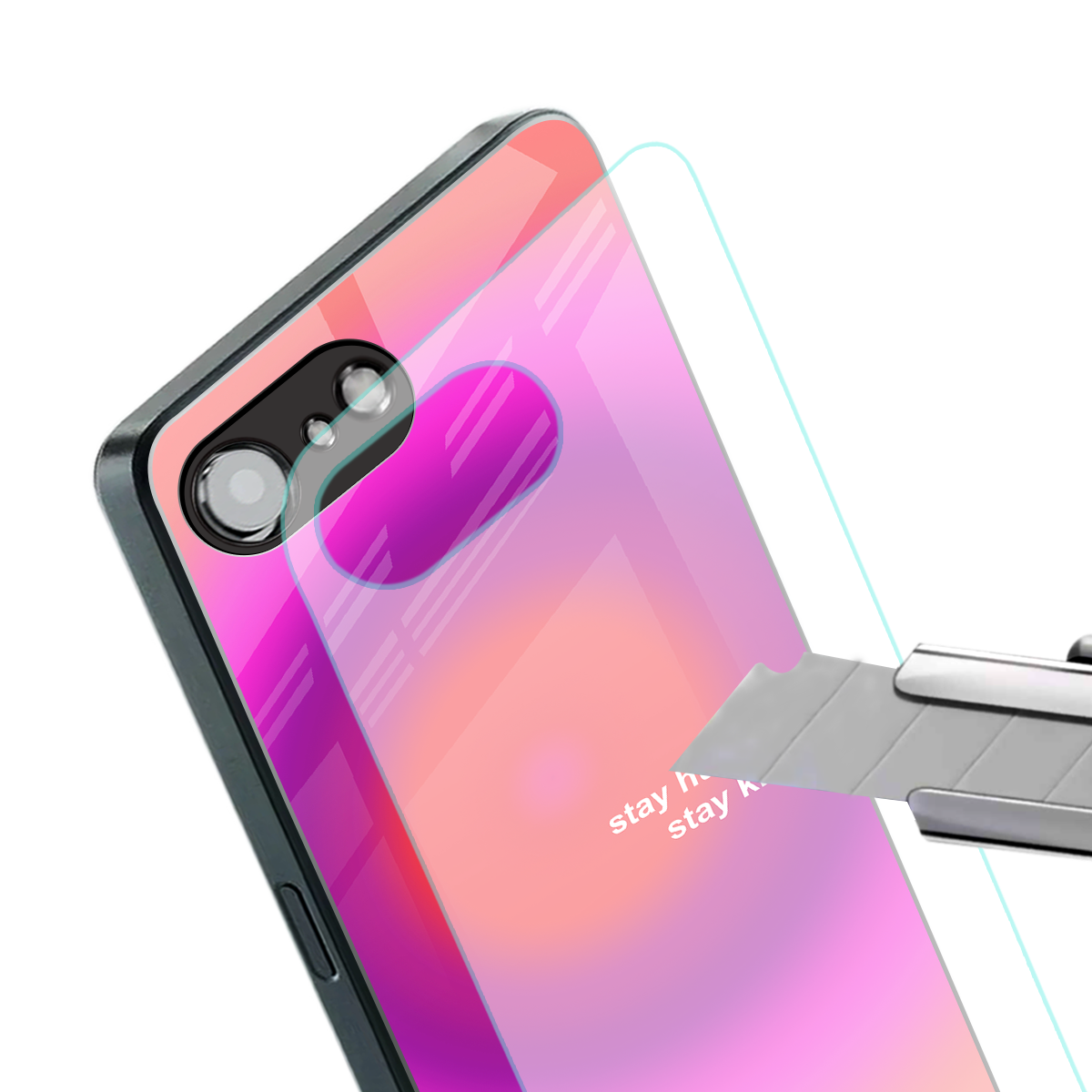 stay kind back phone cover | glass case for iphone 16e