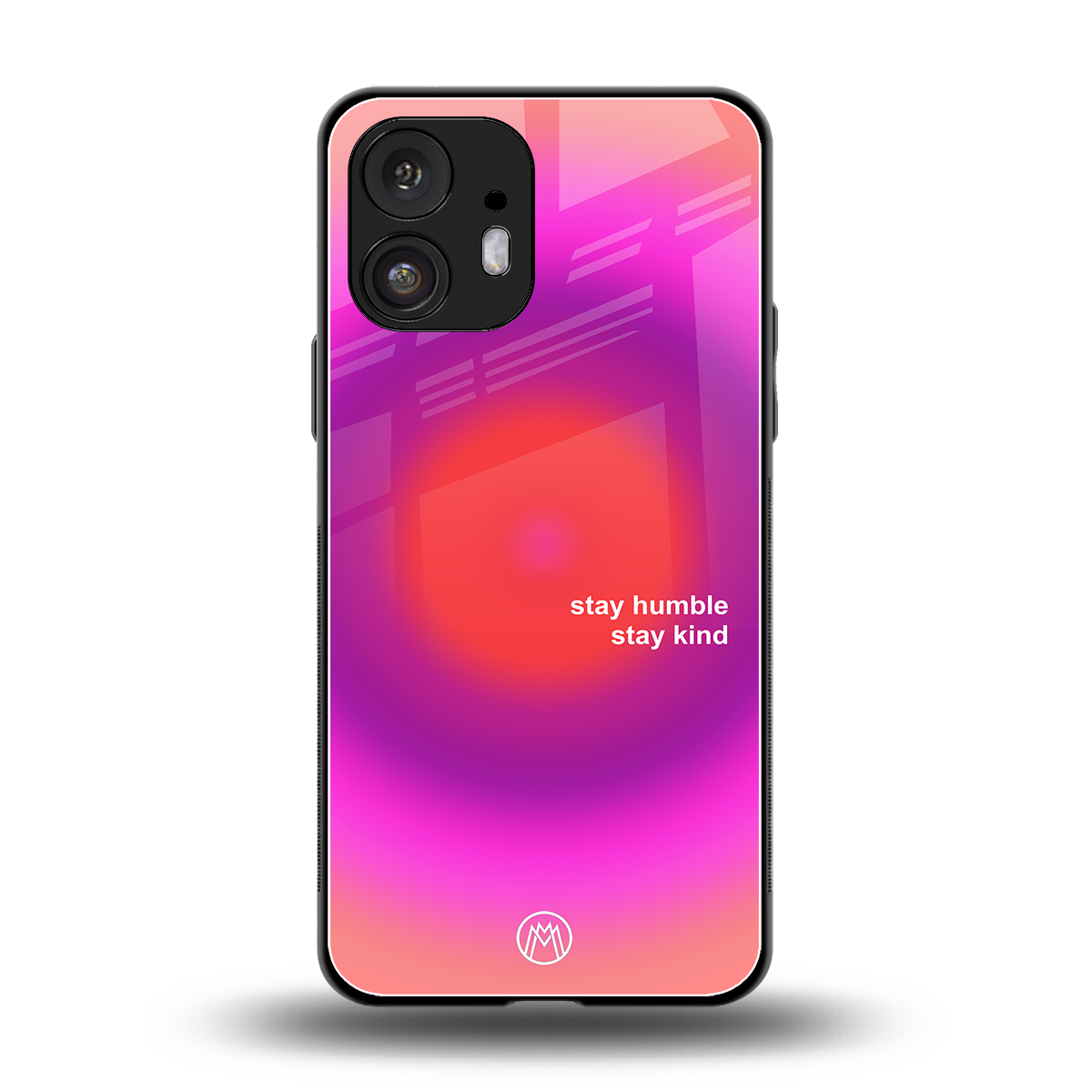 stay kind back phone cover | glass case for nothing phone 2