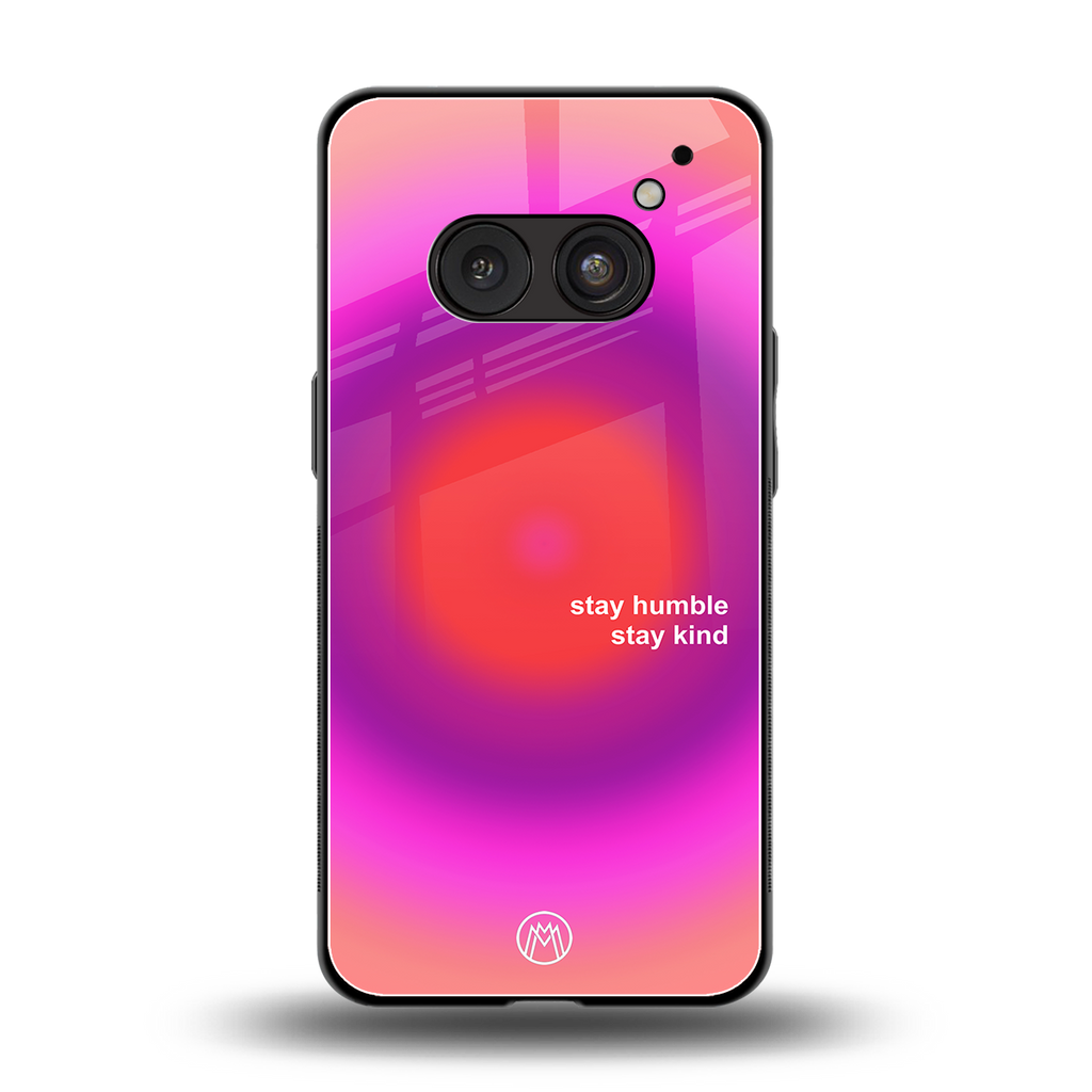 stay kind back phone cover | glass case for nothing phone 2a