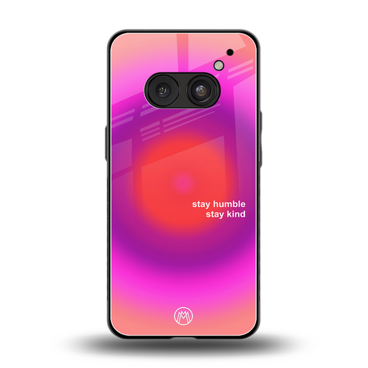 stay kind back phone cover | glass case for nothing phone 2a