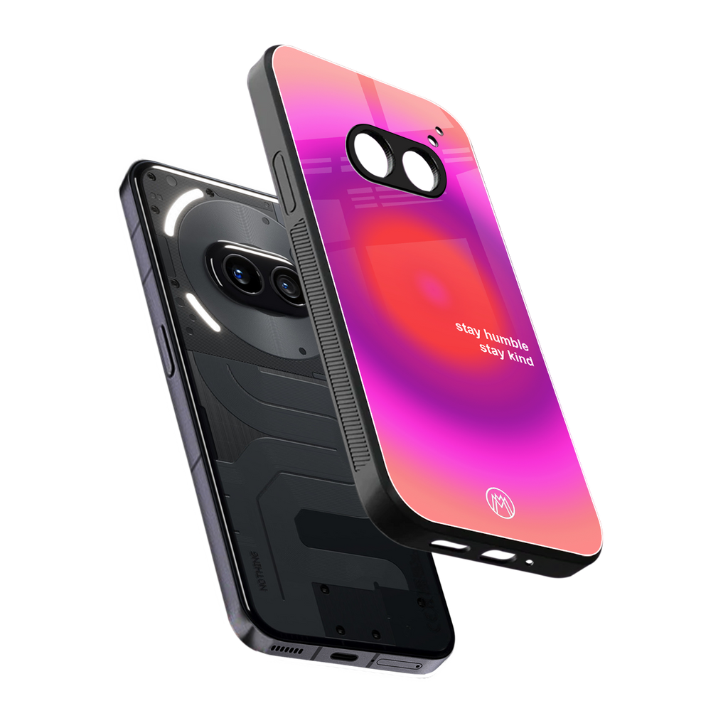 stay kind back phone cover | glass case for nothing phone 2a