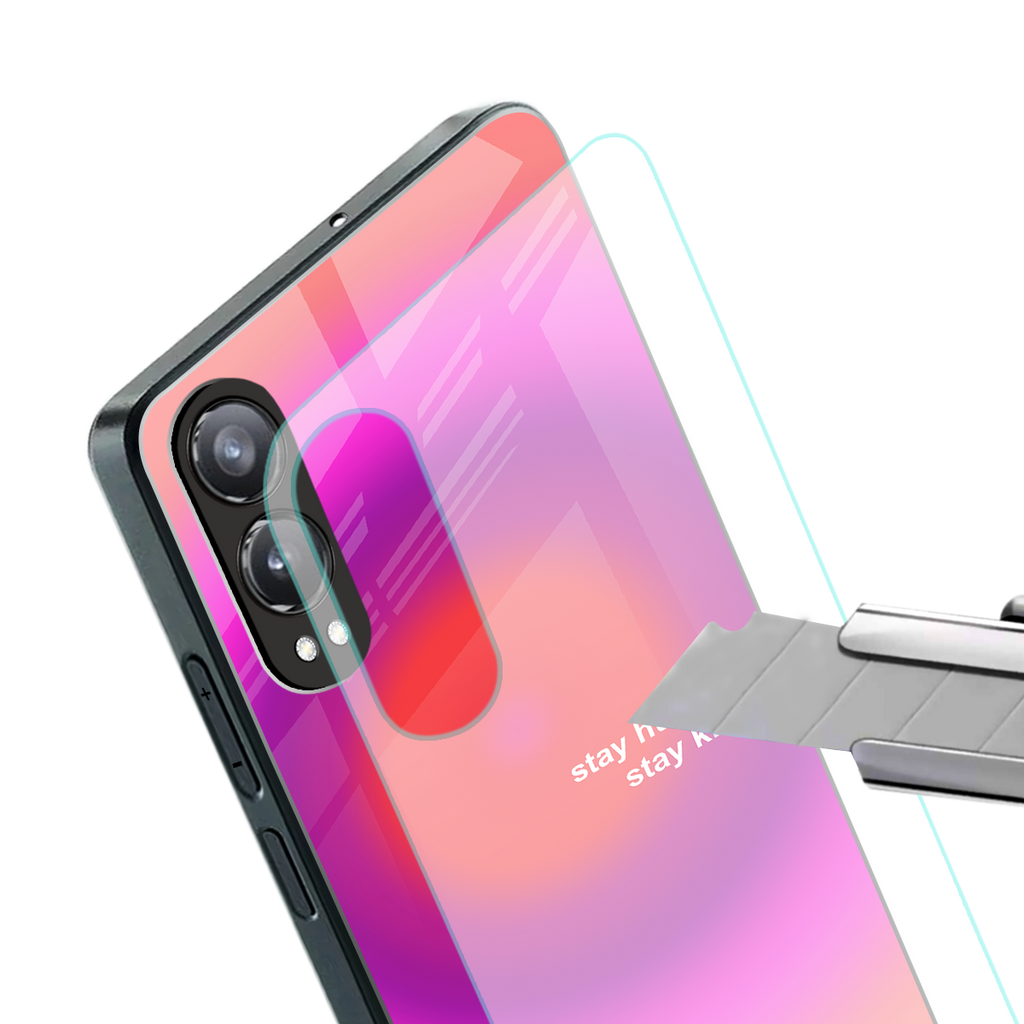 stay kind back phone cover | glass case for oneplus nord ce 4 lite