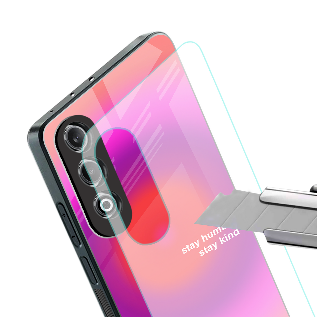 stay kind back phone cover | glass case for oneplus nord ce 4