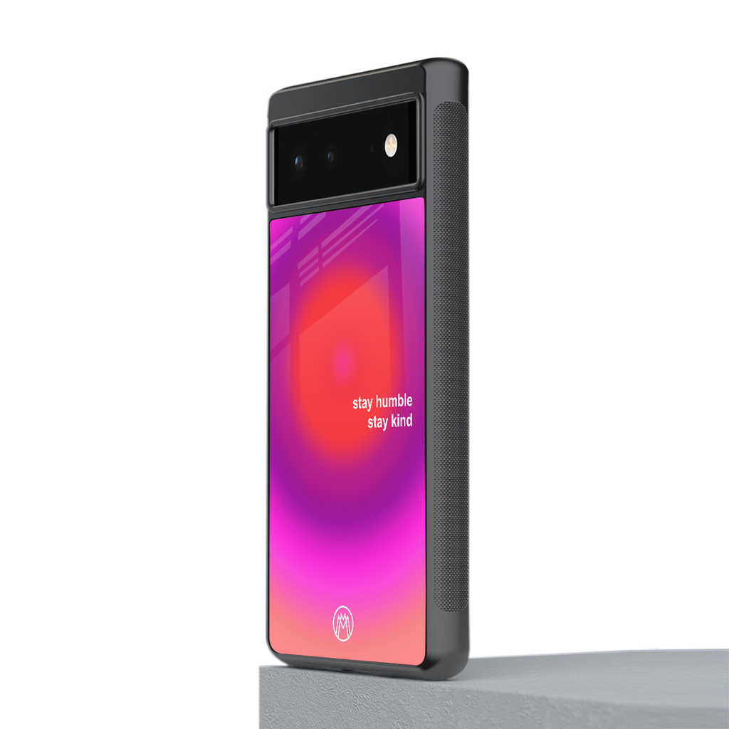 stay kind back phone cover | glass case for google pixel 6