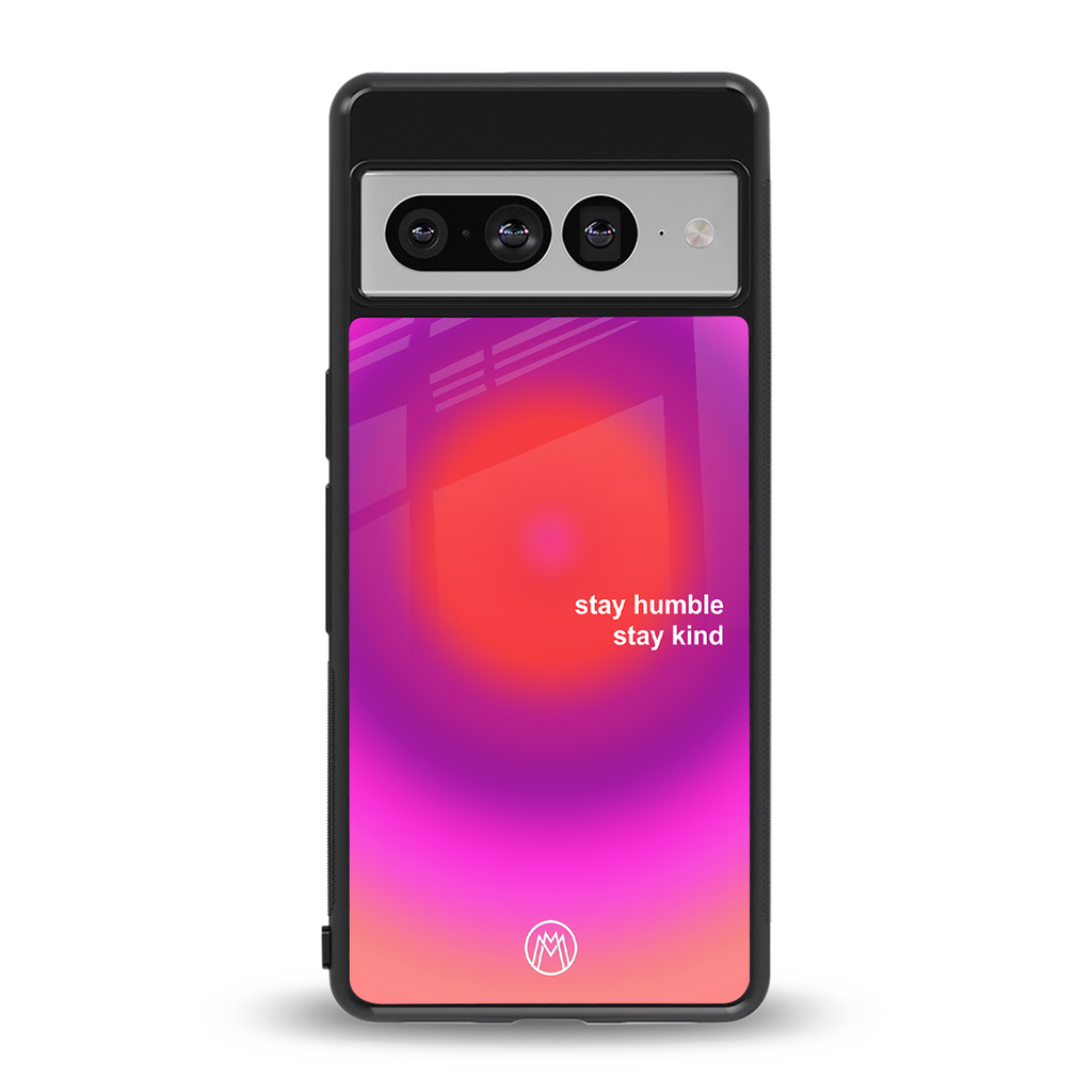 stay kind back phone cover | glass case for google pixel 7 pro