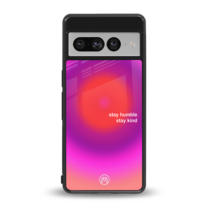 stay kind back phone cover | glass case for google pixel 7 pro