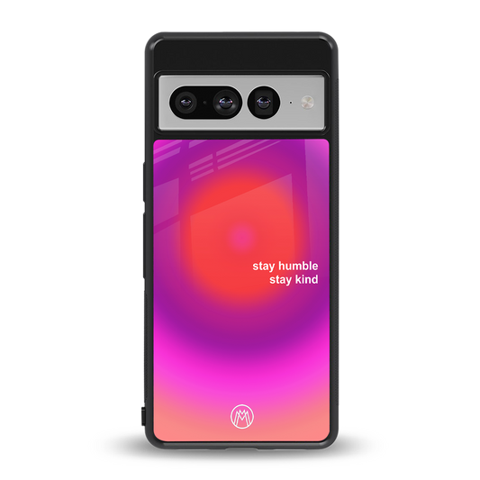 stay kind back phone cover | glass case for google pixel 7 pro