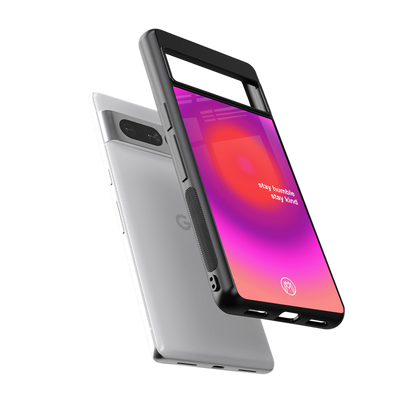stay kind back phone cover | glass case for google pixel 7 pro