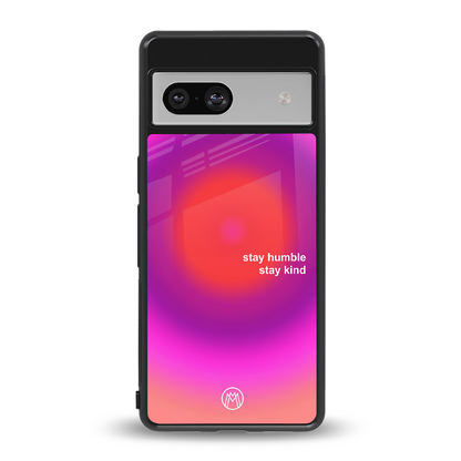stay kind back phone cover | glass case for Google Pixel 7A