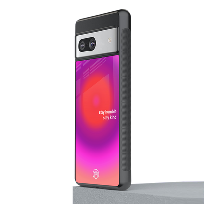 stay kind back phone cover | glass case for Google Pixel 7A