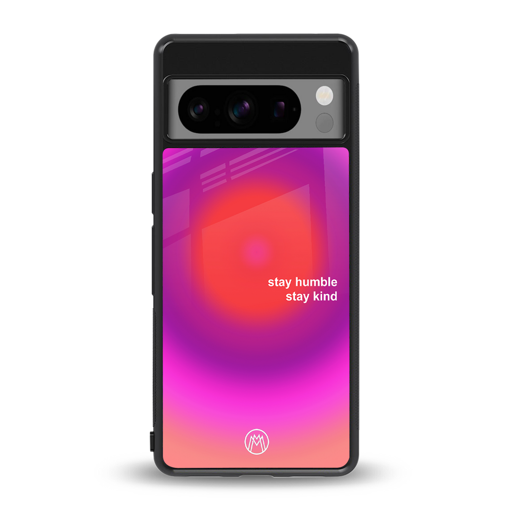 stay kind back phone cover | glass case for google pixel 8 pro